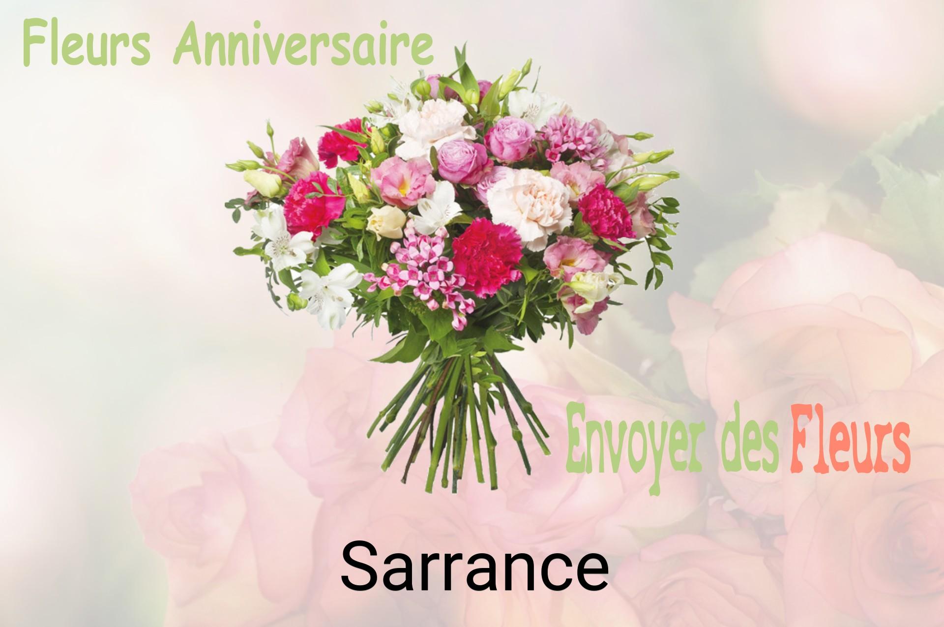 Bouquet de fleurs d’anniversaire livré à Sarrance