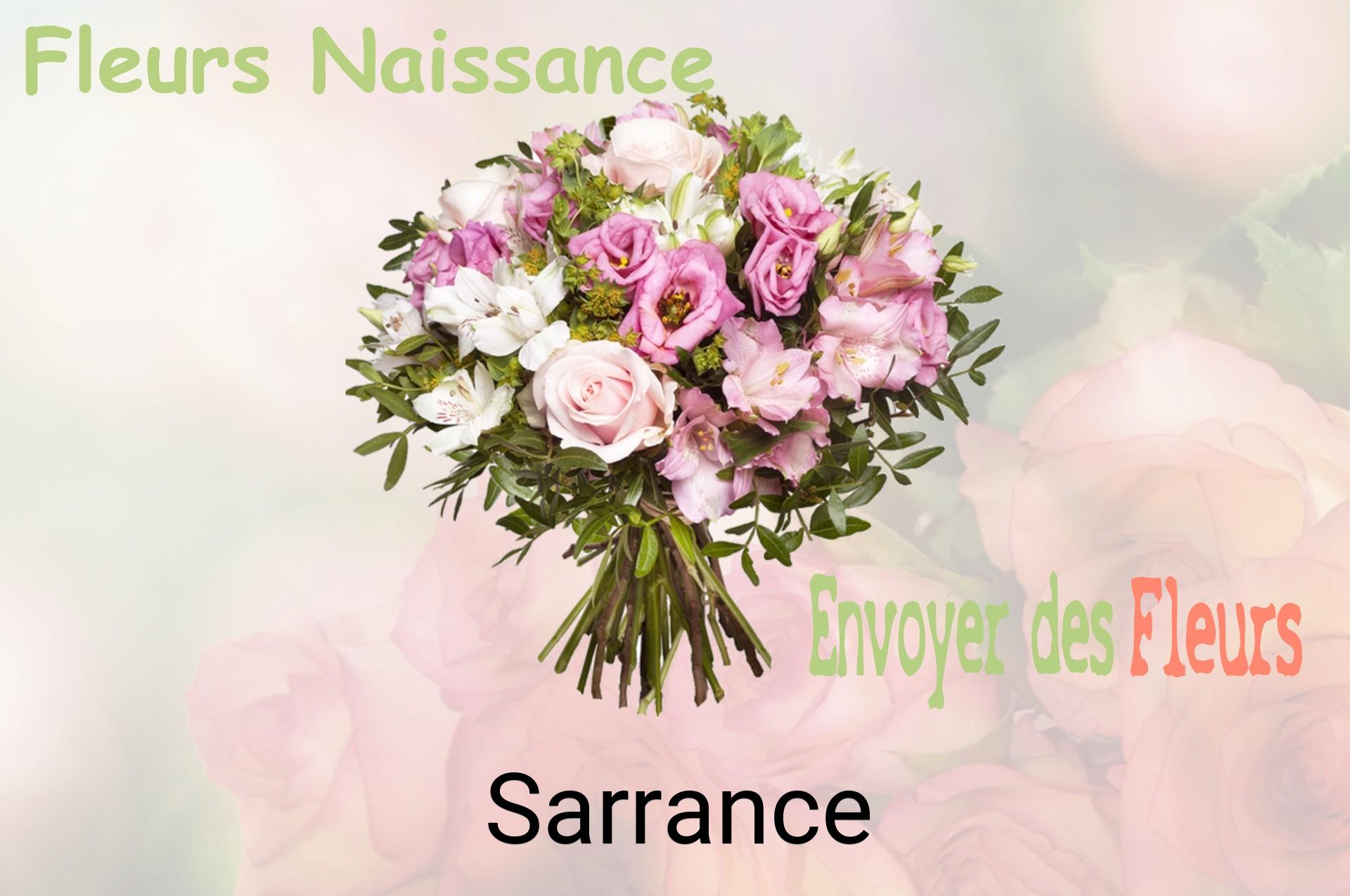 Bouquet de fleurs de naissance livré à Sarrance